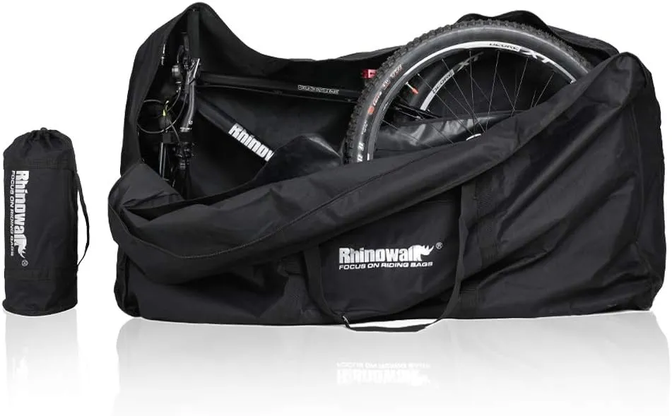 Rhinowalk Folding Bike Carry Bag 20" Thick/ 26" Thin/26 Thick Bicycle Transport Storage Case Bike Travel Bag for Air Travel,Shipping Professional Cycling Accessories
