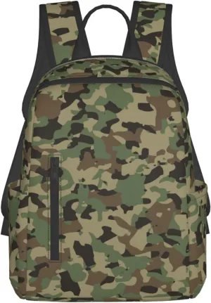 RIMENCH Cool camo military Camouflage Laptop Backpack Travelling Backpack Casual Daypacks College Shoulder Bag For Men Women