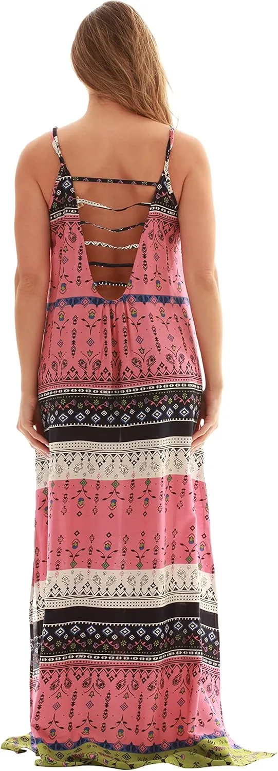 Riviera Sun Tie Dye Spaghetti Strap Maxi Dress
