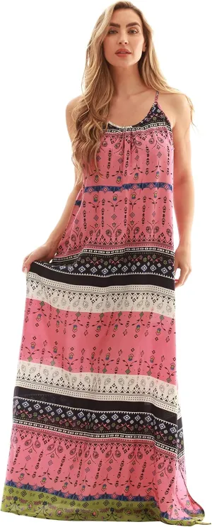 Riviera Sun Tie Dye Spaghetti Strap Maxi Dress