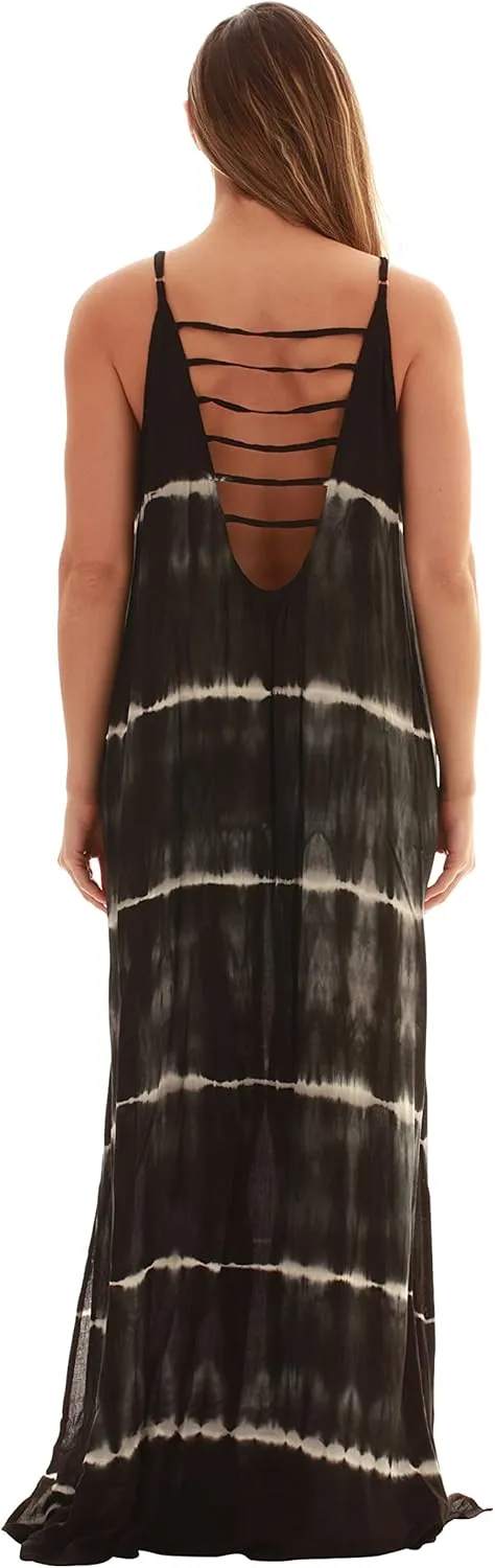 Riviera Sun Tie Dye Spaghetti Strap Maxi Dress