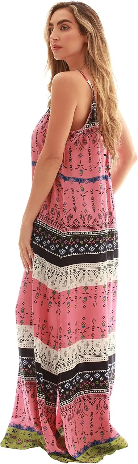 Riviera Sun Tie Dye Spaghetti Strap Maxi Dress