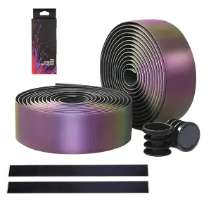 Road Bike Handlebar Tape, Bicycle Bar Tape, PU Leather   EVA, Reflective Cycling Handle Grip Wrap - 2 Rolls