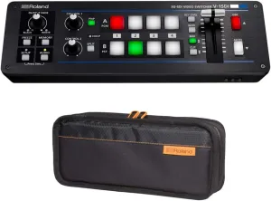 Roland V-1SDI 4-Channel HD Video Switcher with Roland CB-BV1 Carry Bag for V-1SDI Video Switcher Bundle