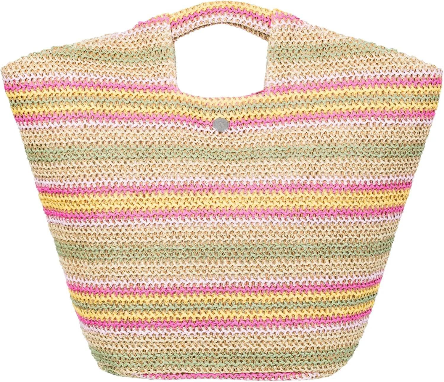 Roxy Women's Beach Tote Bag | Travel | Vacation | Straw | Lightweight | Breathable