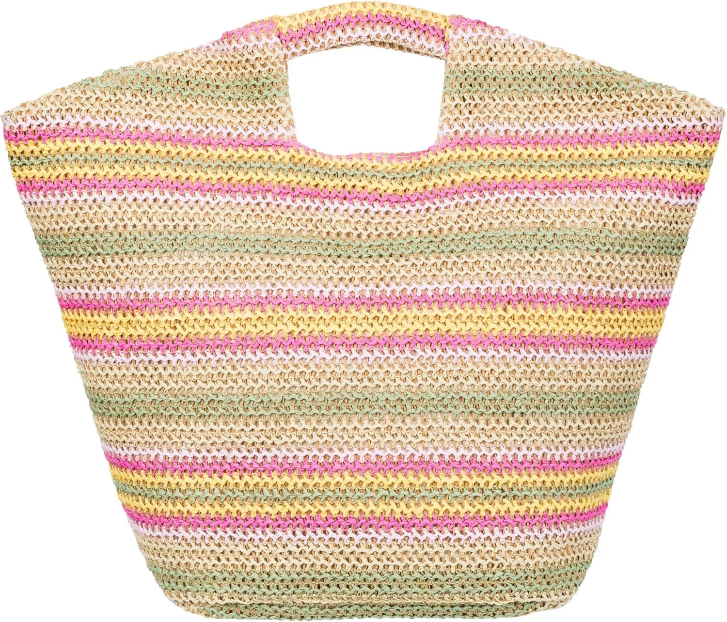 Roxy Women's Beach Tote Bag | Travel | Vacation | Straw | Lightweight | Breathable
