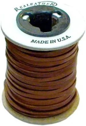 Saddle Deer Leather Lace by SLC, 1/8" x 50 Ft.