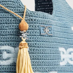 Sam Edelman April N/S Crochet Logo Tote