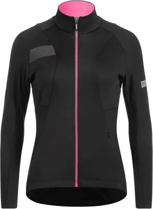 Santic Women's Cycling Jacket Thermal Windproof Windbreaker Reflective Lightweight with Pockets for Biking Running