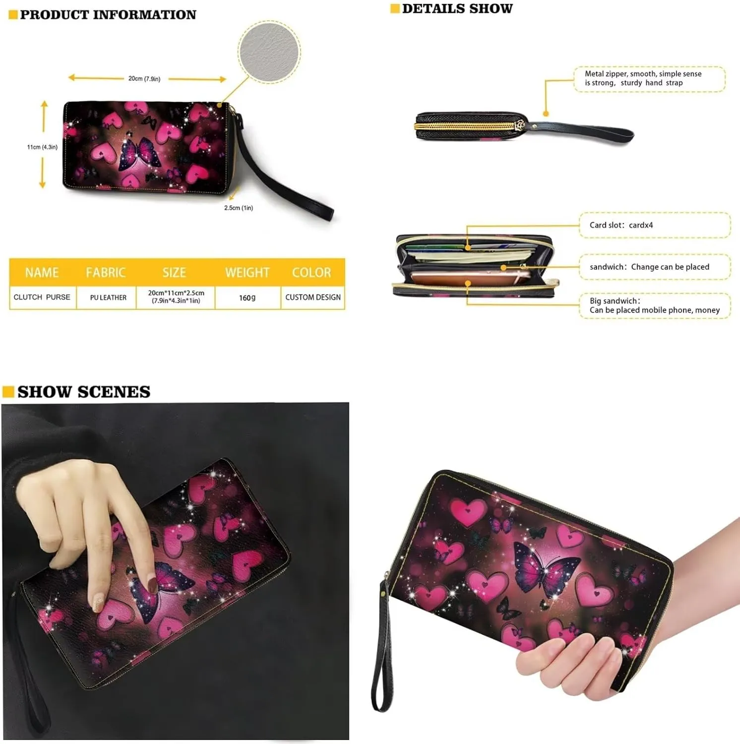 Satchel Handbags Saddle Purse Matched Zipper Wallet Womens 2 Pcs