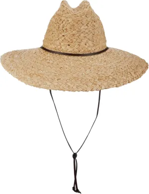 Scala Women's Raffia Lifeguard Hat, Natural, One Size