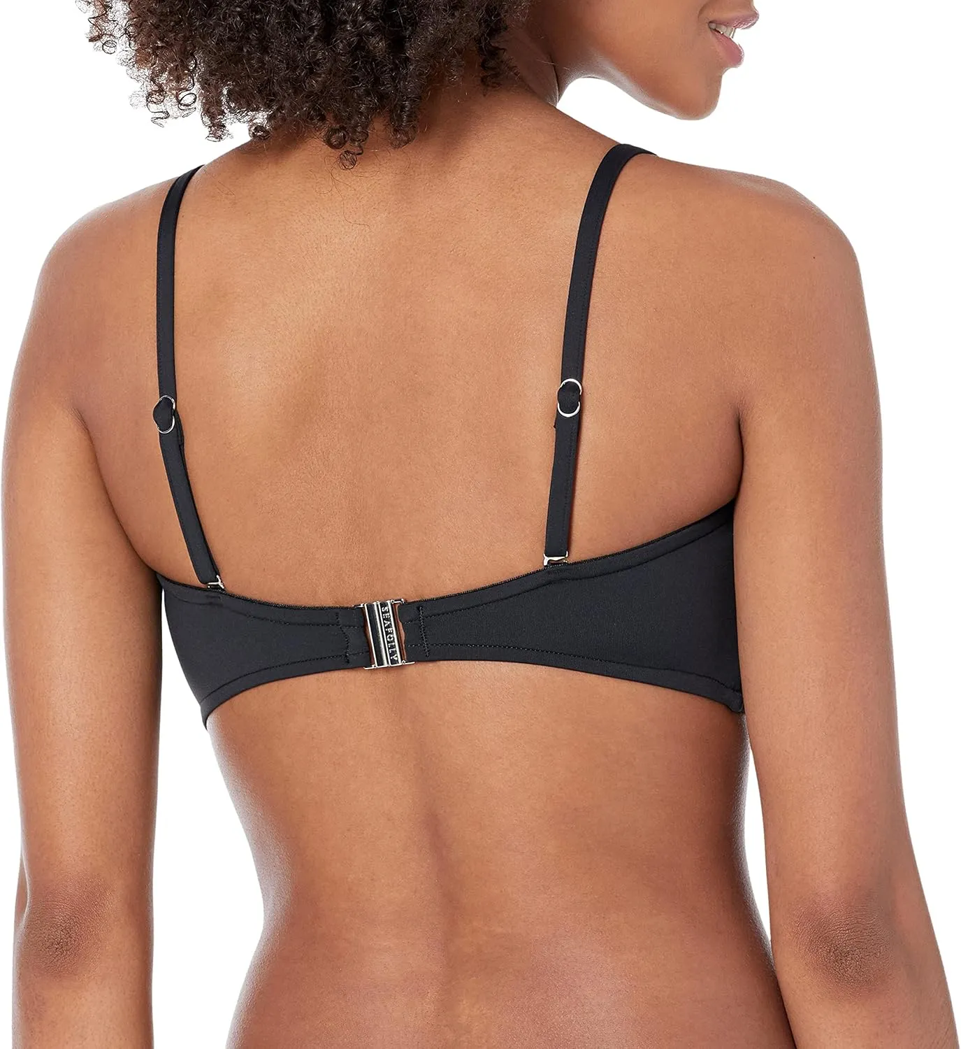 Seafolly Women's Bandeau Tie Front Bikini Top Swimsuit