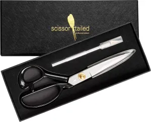 Sewing Scissors Ultra Sharp   Free Craft Knife - 9" Heavy Duty Professional Shears - All Purpose Scissors: Office & Crafts, Perfect for Seamstress, Tailors, Dressmakers, Students, Artists