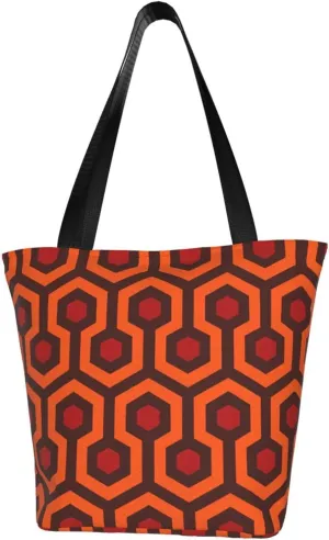 Shining Overlook Print Multifunctional Tote Daypacks for Women Work Travel Shopping Handbags Shoulder Bag