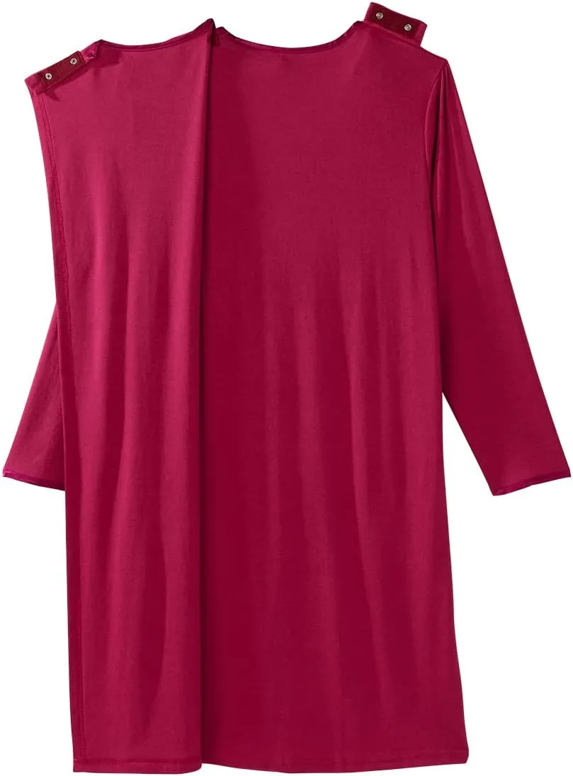 Silvert's Adaptive Clothing & Footwear Women's No Peek Hospital & Home Care Gown