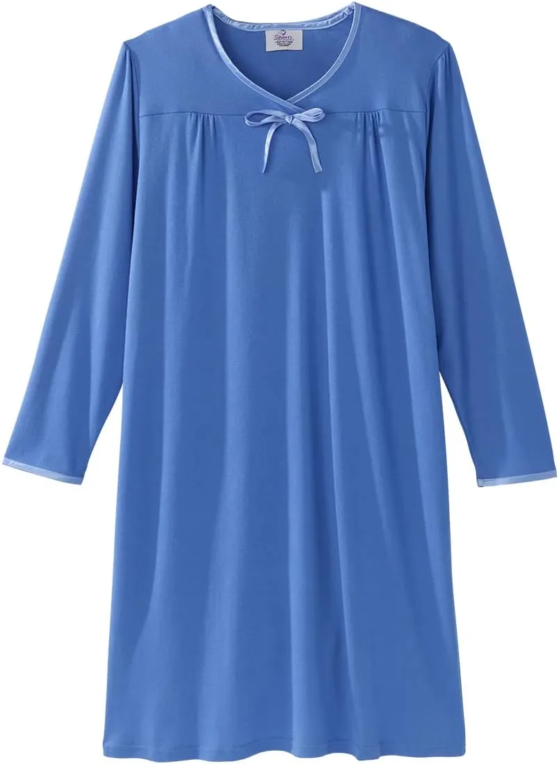 Silvert's Adaptive Clothing & Footwear Women's No Peek Hospital & Home Care Gown