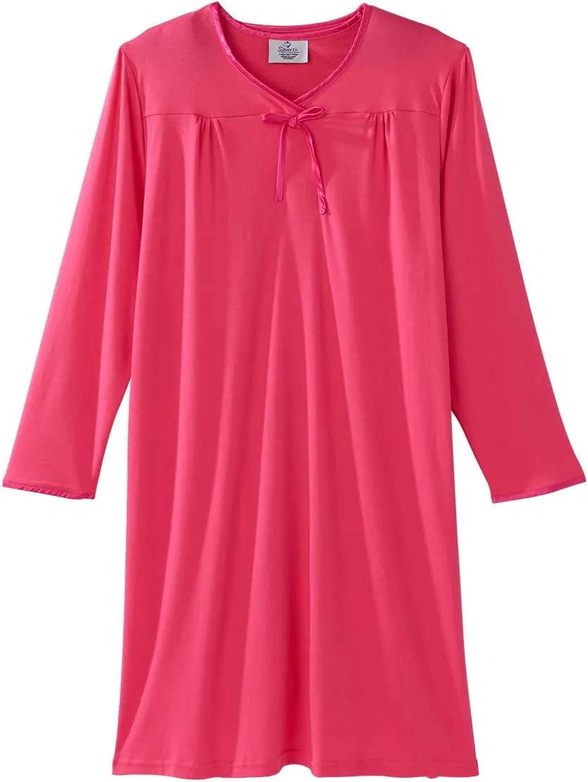 Silvert's Adaptive Clothing & Footwear Women's No Peek Hospital & Home Care Gown