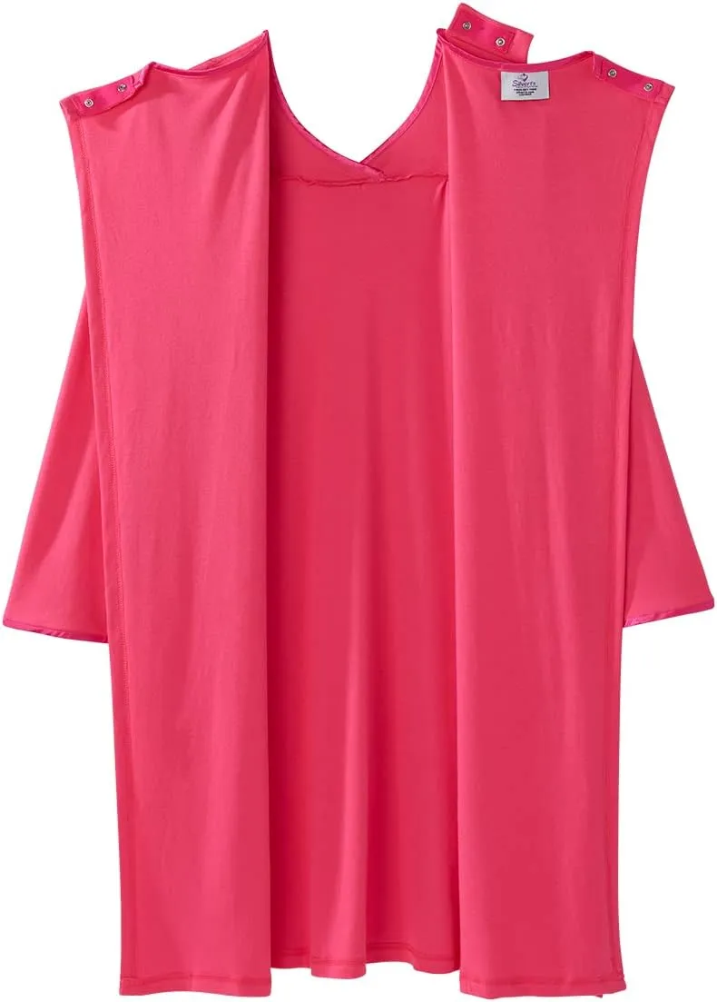 Silvert's Adaptive Clothing & Footwear Women's No Peek Hospital & Home Care Gown
