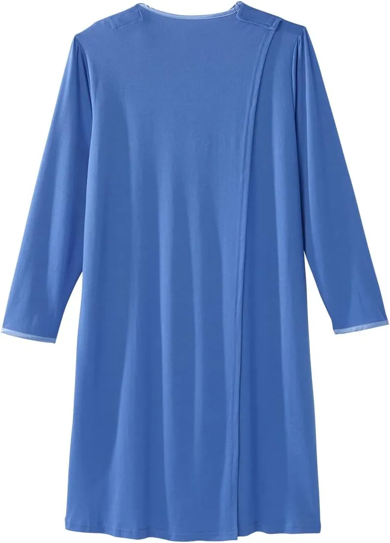 Silvert's Adaptive Clothing & Footwear Women's No Peek Hospital & Home Care Gown