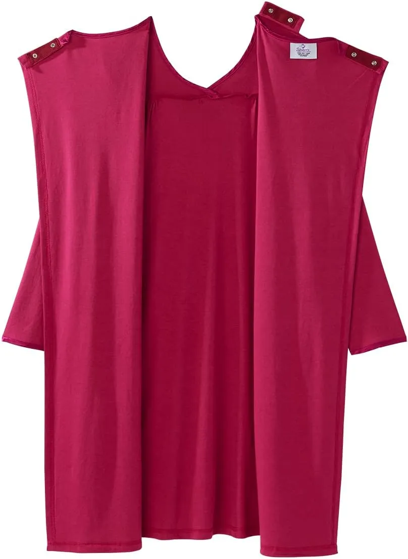 Silvert's Adaptive Clothing & Footwear Women's No Peek Hospital & Home Care Gown