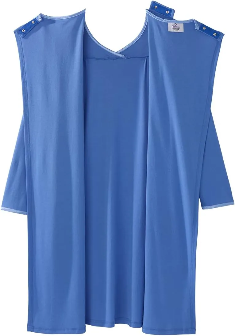 Silvert's Adaptive Clothing & Footwear Women's No Peek Hospital & Home Care Gown
