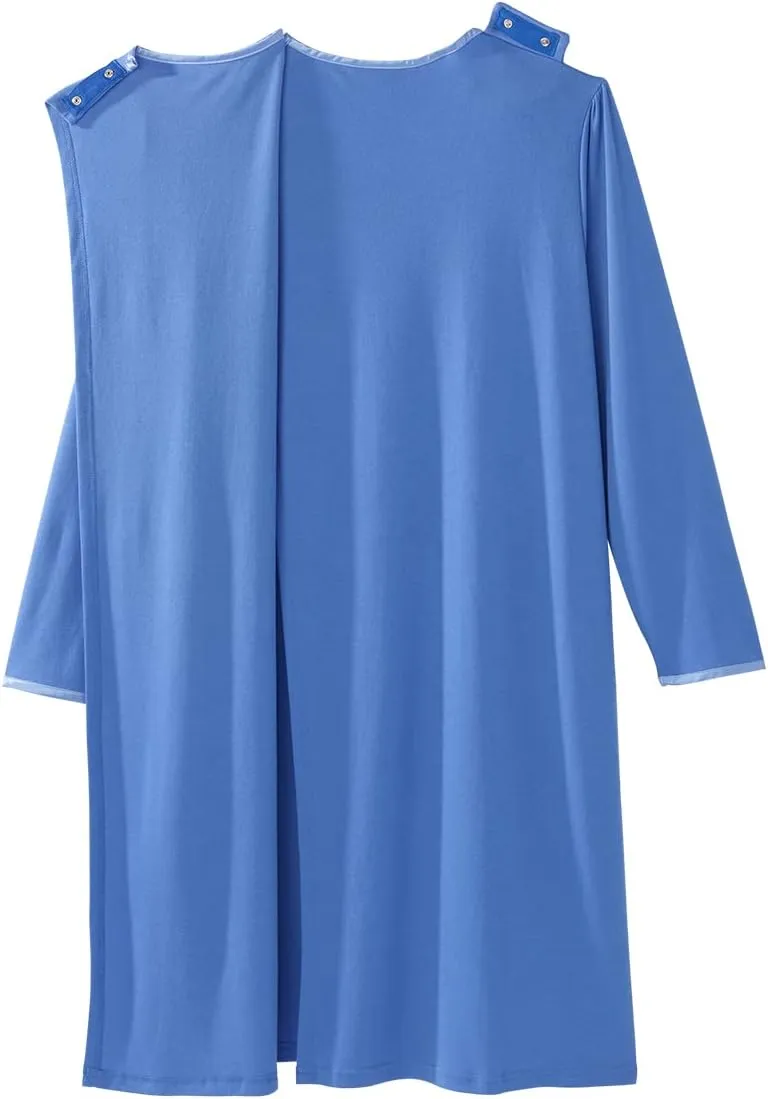 Silvert's Adaptive Clothing & Footwear Women's No Peek Hospital & Home Care Gown