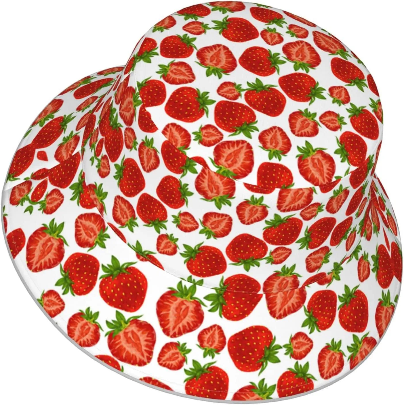 Sky Blue Tie Dye Bucket Hat for Women Men Teens Double-Side-Wear Reversible Summer Beach Sun Hat Packable Fisherman Cap