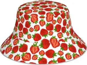 Sky Blue Tie Dye Bucket Hat for Women Men Teens Double-Side-Wear Reversible Summer Beach Sun Hat Packable Fisherman Cap