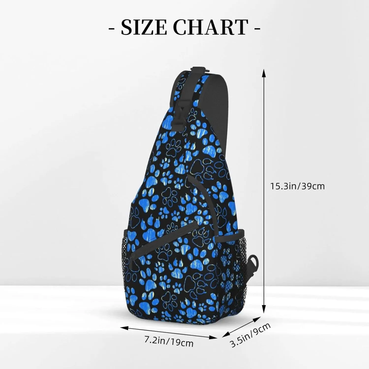 Sling Daypacks,adjustable Rope Crossbody One Shoulder Bag Travel Hiking Cycling for Men Women Gift…