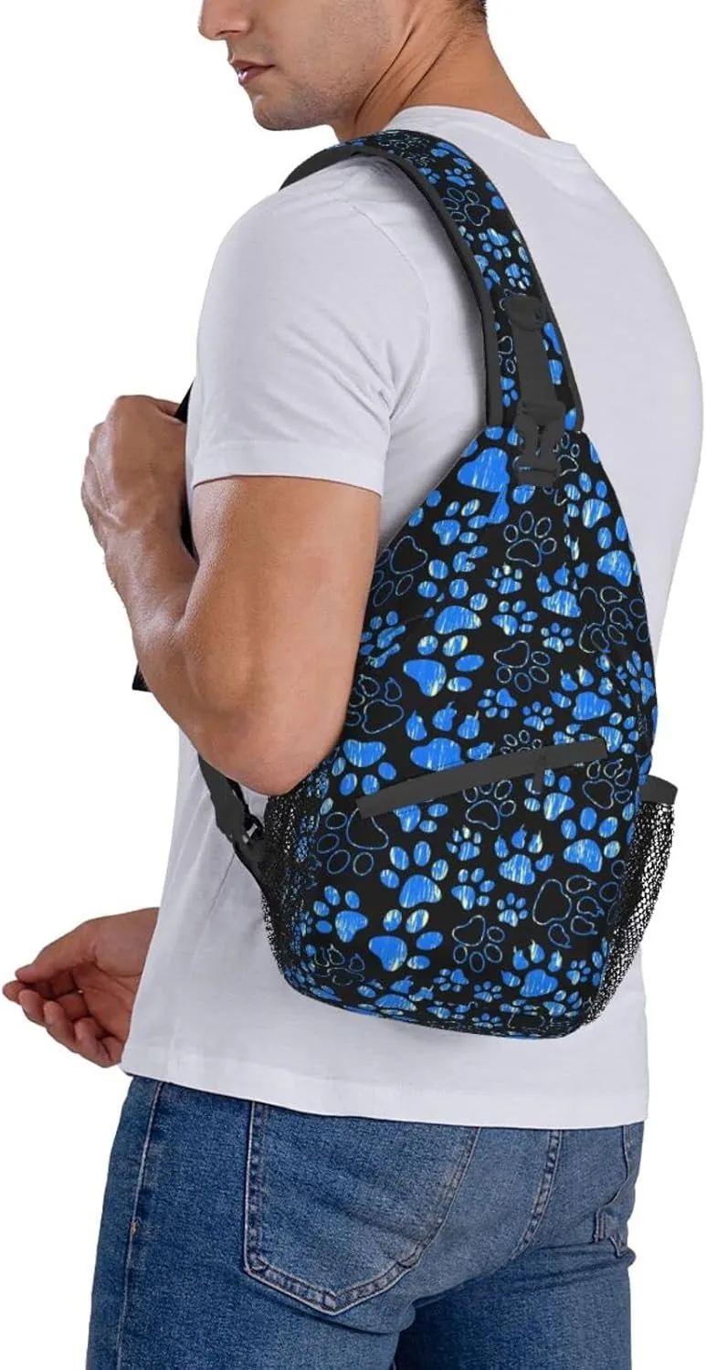 Sling Daypacks,adjustable Rope Crossbody One Shoulder Bag Travel Hiking Cycling for Men Women Gift…