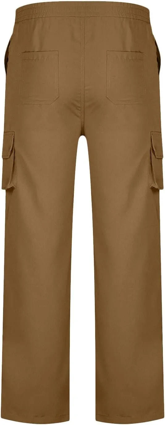 SMIDOW Plus Size Cargo Pants for Women Casual Loose Military Army Combat Work Pant Trousers with Pockets