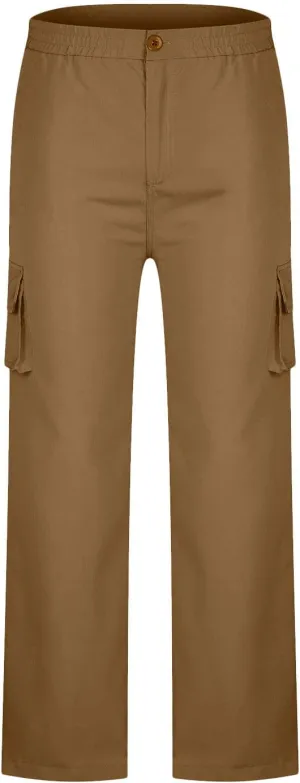 SMIDOW Plus Size Cargo Pants for Women Casual Loose Military Army Combat Work Pant Trousers with Pockets