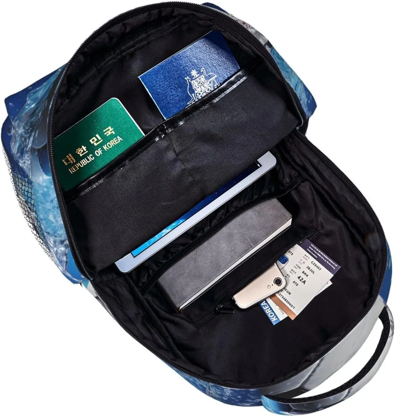 Soccer Ball Water Backpack for Men Women Casual Daypack Laptop Backpack Computer Bag Travel Laptop Bag