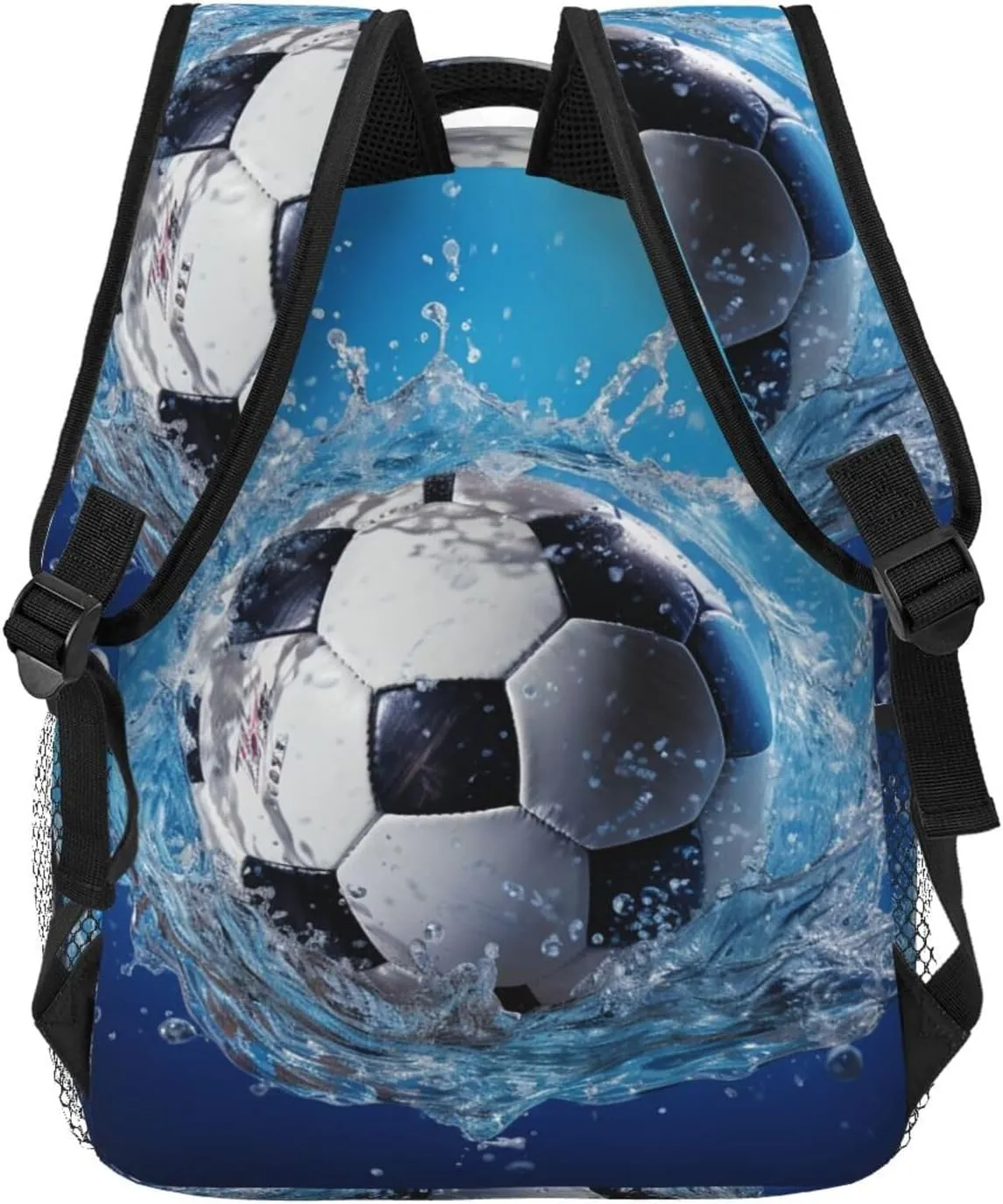 Soccer Ball Water Backpack for Men Women Casual Daypack Laptop Backpack Computer Bag Travel Laptop Bag