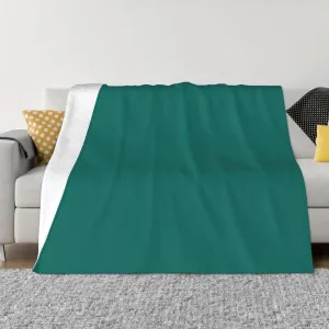 Solid Dark Green Super Soft Microfiber Flannel Blankets, Bed, Sofa Ultra Luxurious Warm and Cozy for All Seasons