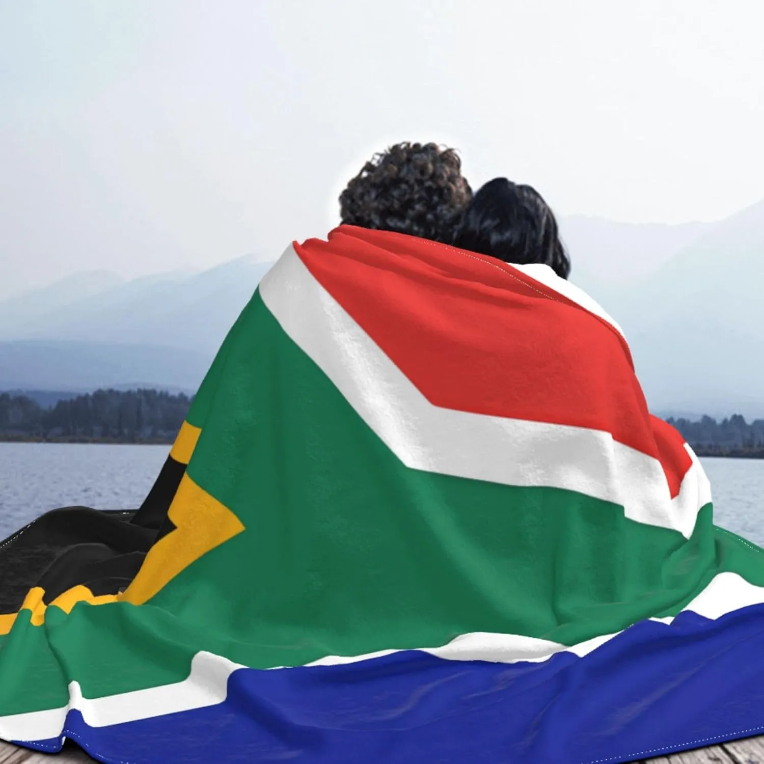 South Africa Flag Super Soft Microfiber Flannel Blankets, Bed, Sofa Ultra Luxurious Warm and Cozy for All Seasons