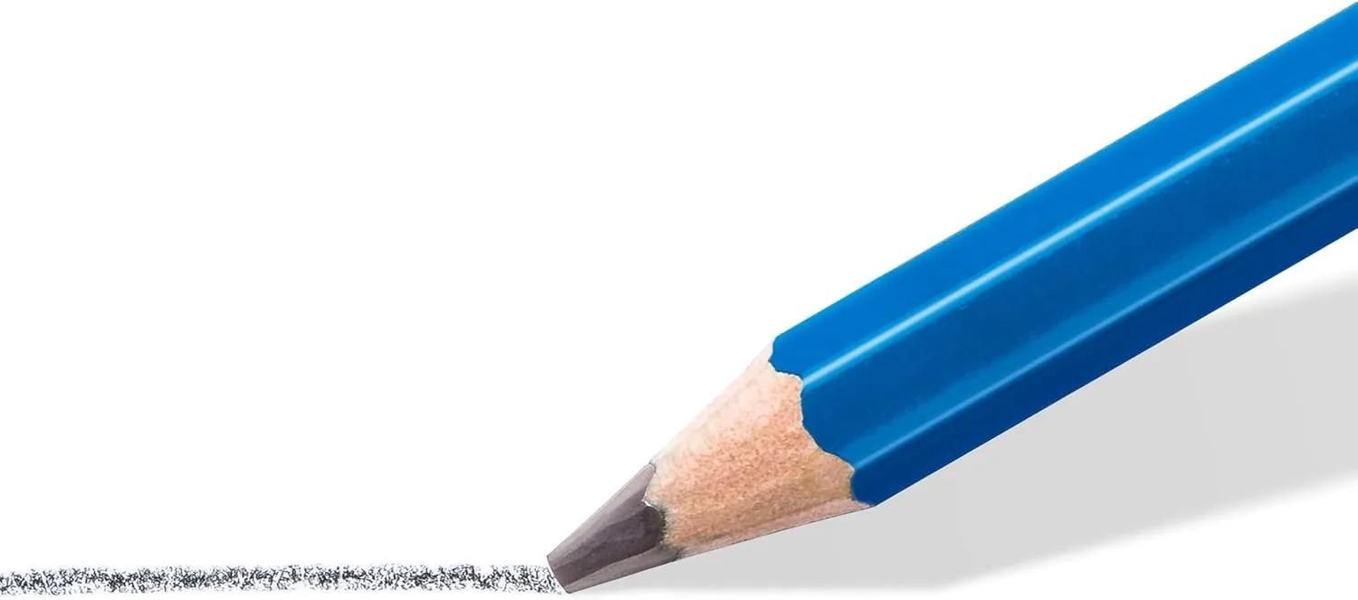 Staedtler Mars Lumograph 10B Graphite Art Drawing Pencil, Very Soft, Break-Resistant Bonded Lead, 12 Pack, 100-10B