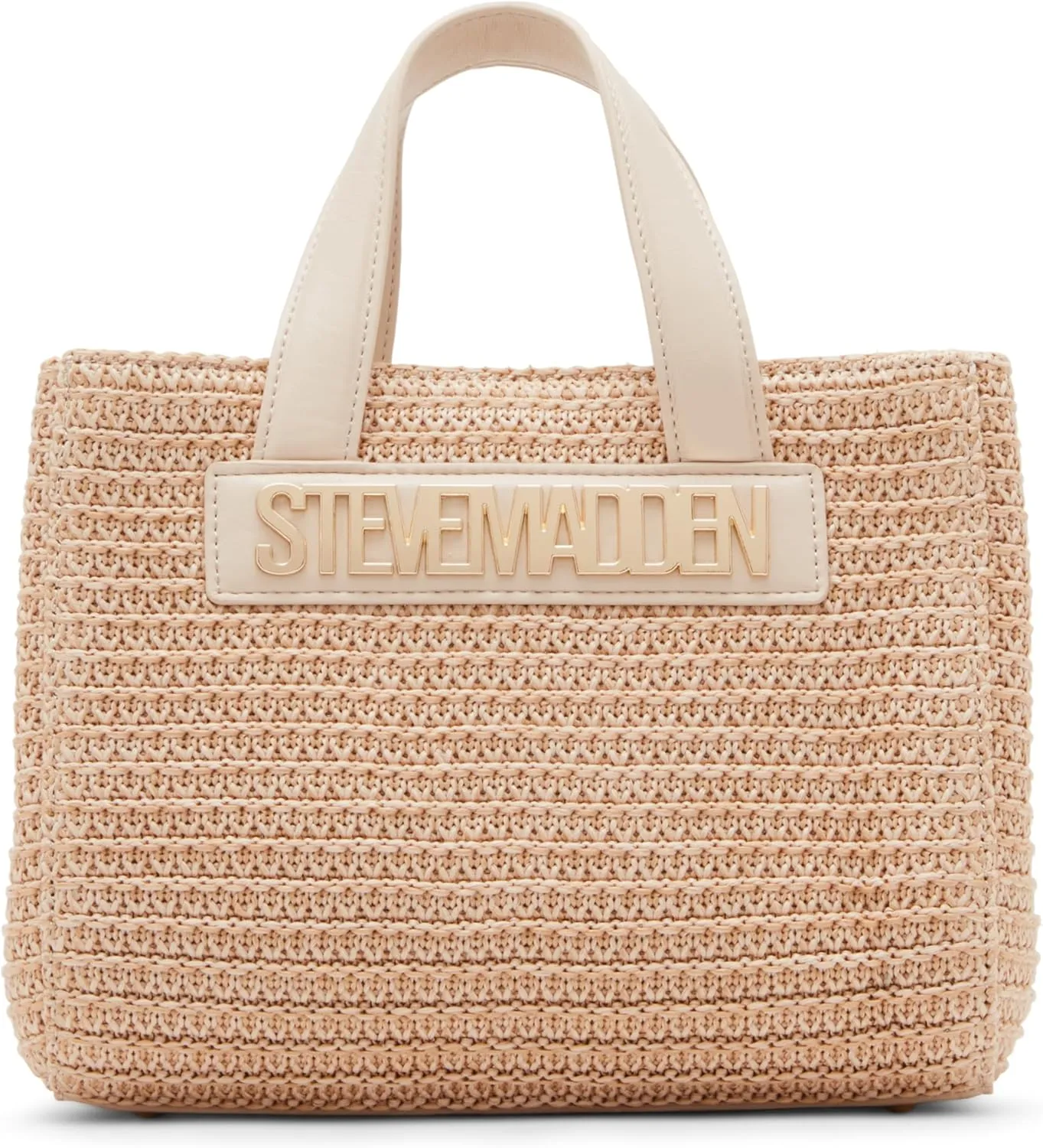 Steve Madden Flores Raffia Mini Tote