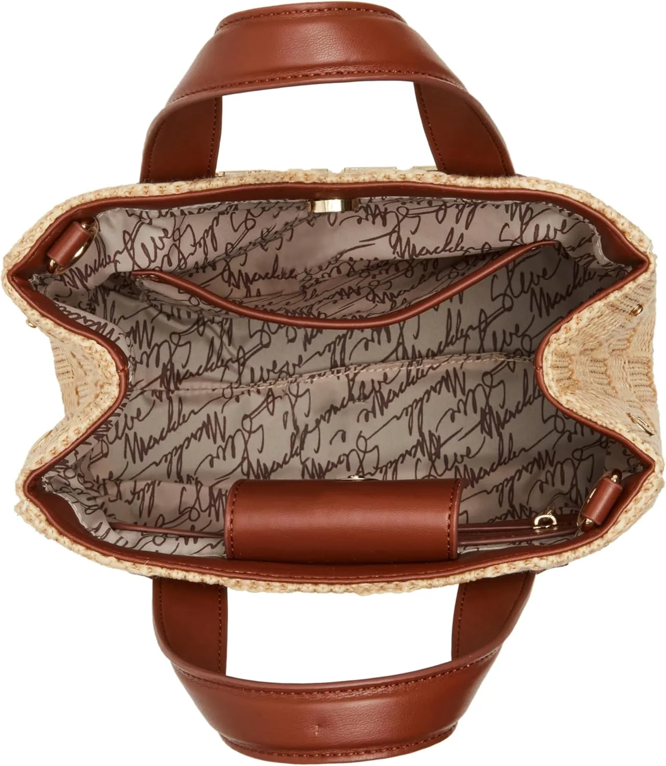 Steve Madden Flores Raffia Mini Tote