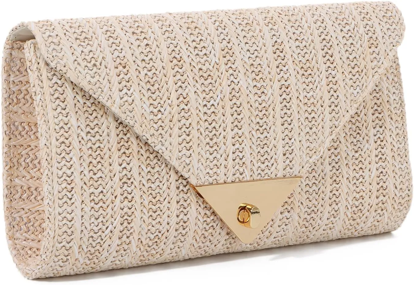 Straw Clutch Purse for Women Rattan Raffia Evening Handbags Summer Beach Bag Envelope Handbag 2025