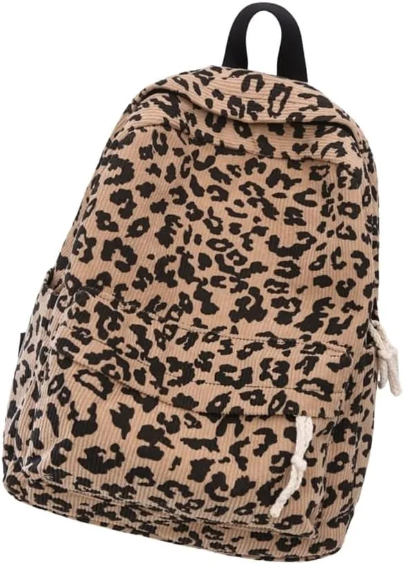 Student School Bag Autumn Winter Backpack Large Capacity Laptop Daypacks Leopards Print Backpack Travel Preppy Bag