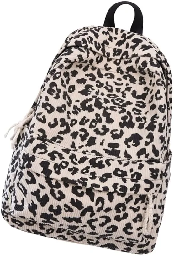 Student School Bag Autumn Winter Backpack Large Capacity Laptop Daypacks Leopards Print Backpack Travel Preppy Bag
