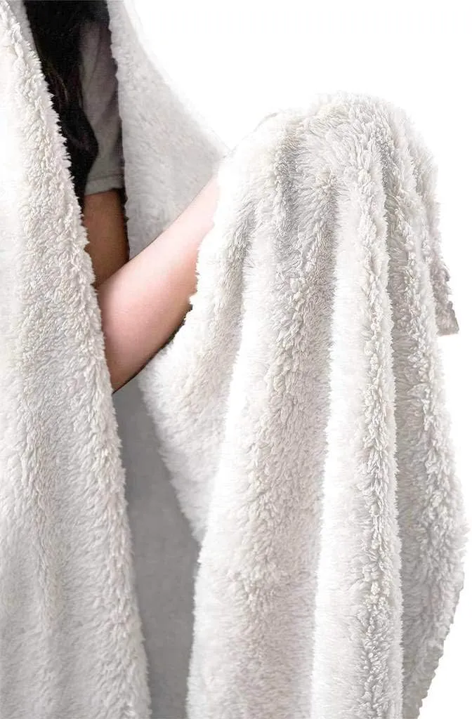 Super Soft Hooded Plush Blanket, 3D Print Viking - Odin Wolf - Crow - Spear - Wearable Sherpa Fleece Flannel Throw, Winter Warm Cape Wrap Blanket Bath Sheet for Men Women,Gray,Adult 79"X59"