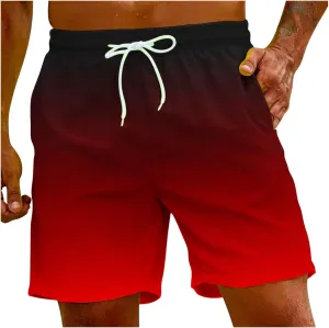 Swim Shorts Men Tie Dye Sports Shorts Casual Beach Couple Pants Pants for Men 6 Inch Swim Men Sea Shorts for