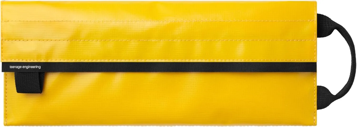 Teenage Engineering duty large bag, custom made to fit the OP-1 original & OP-1 field portable synthesizer and sequencer (yellow)