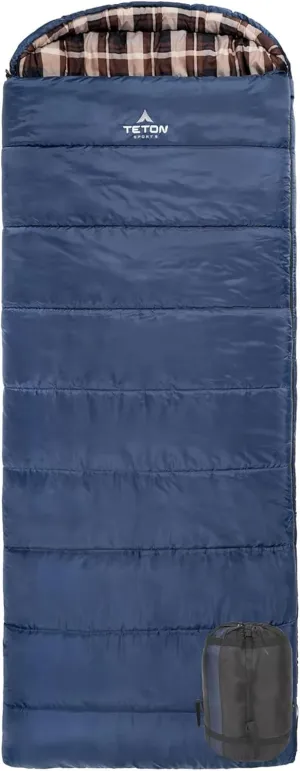 TETON Celsius XL, -25F, 20F, 0F Degree Sleeping Bags, All Weather Warm Sleeping Bag for Adults and Kids, Camping Season, Compression Sack Included