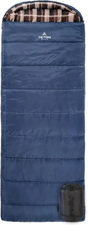 TETON Celsius XL, -25F, 20F, 0F Degree Sleeping Bags, All Weather Warm Sleeping Bag for Adults and Kids, Camping Season, Compression Sack Included