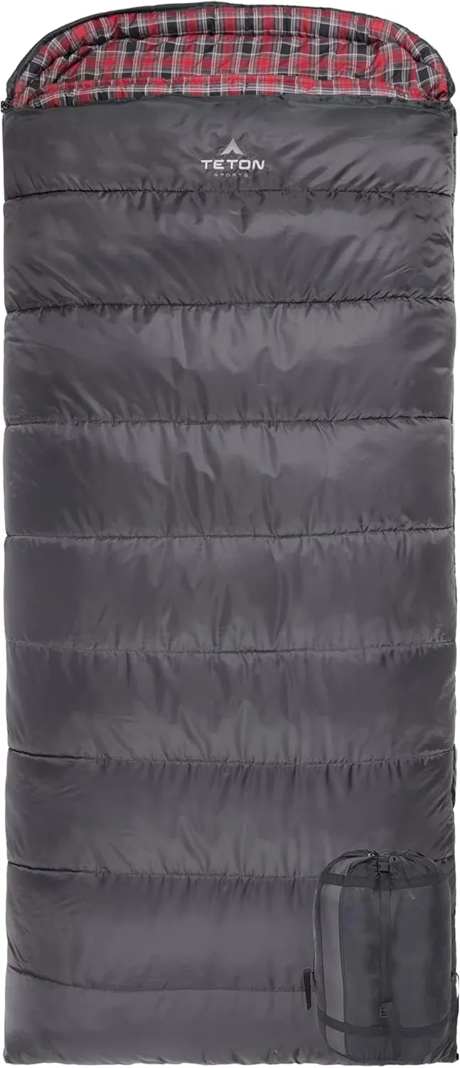 TETON Celsius XL, -25F, 20F, 0F Degree Sleeping Bags, All Weather Warm Sleeping Bag for Adults and Kids, Camping Season, Compression Sack Included