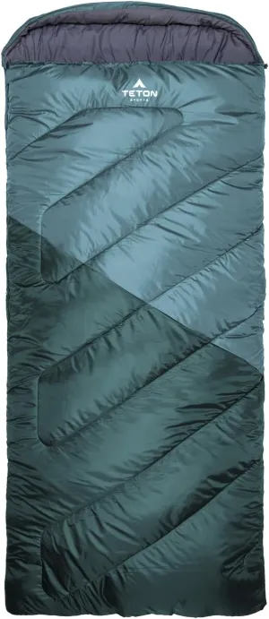 Teton Celsius XXL Sleeping Bag, Cold Weather Sleeping Bags for Adults and Kids, Camping Made Easy and Warm. Compression Sack Included, 35F, 25F, 0F, 20F Degree