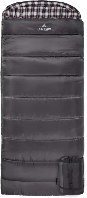 Teton Celsius XXL Sleeping Bag, Cold Weather Sleeping Bags for Adults and Kids, Camping Made Easy and Warm. Compression Sack Included, 35F, 25F, 0F, 20F Degree